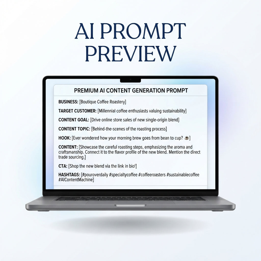 AI Content Machine — 30-Day Content System for Small Businesses